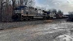 NS 4583 leads the empties west.